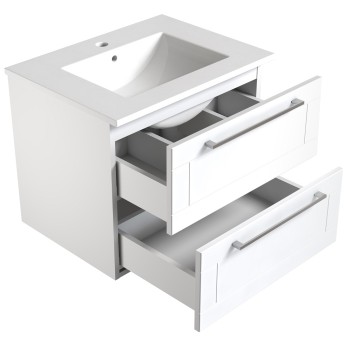 Raguvos baldai SERENA Retro Vannas istabas skapītis ar izlietni 60cm