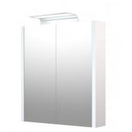Raguvos Baldai Vannas istabas spoguļskapītis 58.2 cm ar LED apgaismojumu, 1405311