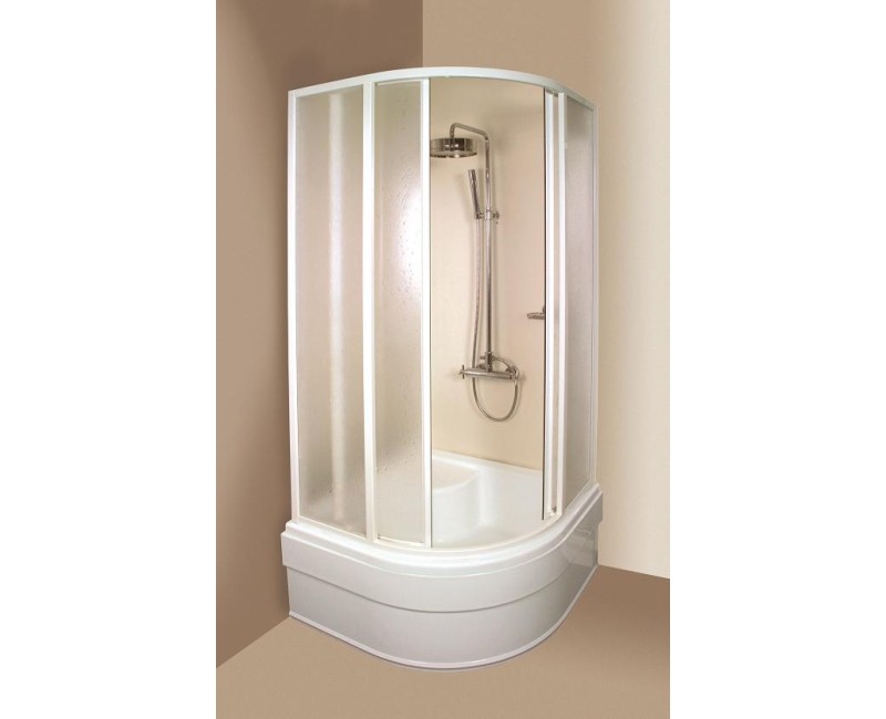 RAVAK Душевая кабина полукруглая SKCP4 Sabina 90x90, 31177V10011