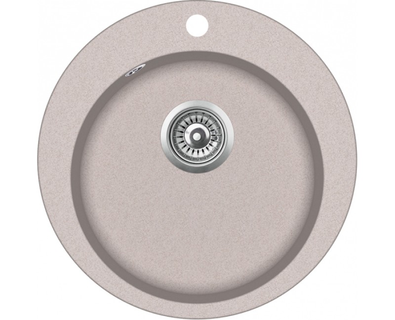 Кухонная мойка D505mm c смесителем SR100W/TAP5523