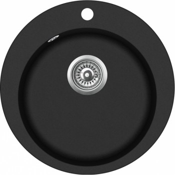 Кухонная мойка D505mm c смесителем SR100W/TAP2561