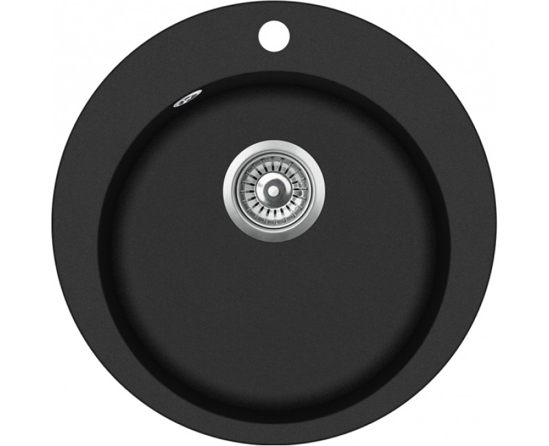 Кухонная мойка D505mm c смесителем SR100W/TAP2561