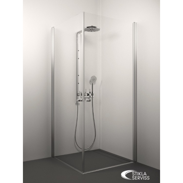 Stikla Serviss Dušas stūris kvadrātveida AMELIA 100x100cm Stikla Serviss Dušas stūris kvadrātveida AMELIA 100x100cm