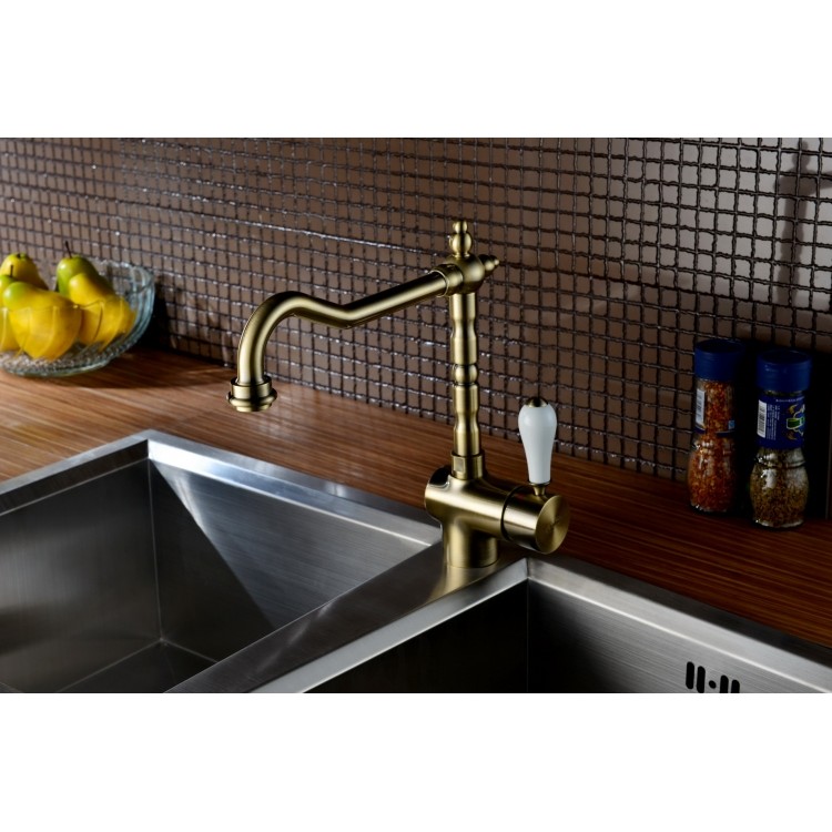BLUE WATER SYCYLIA Смеситель для кухни, античная бронза BLUE WATER SYCYLIA Смеситель для кухни, античная бронза