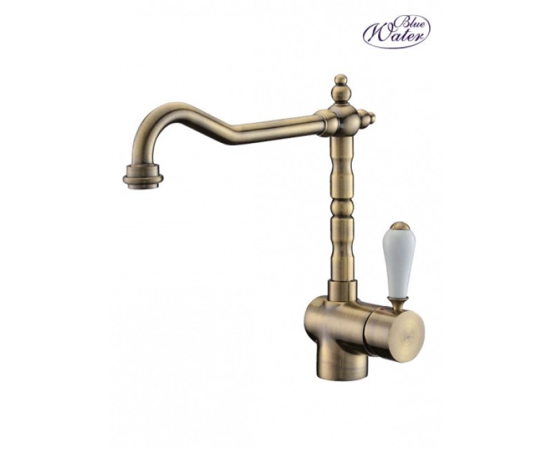 BLUE WATER SYCYLIA Virtuves jaucējkrāns, antīka bronza