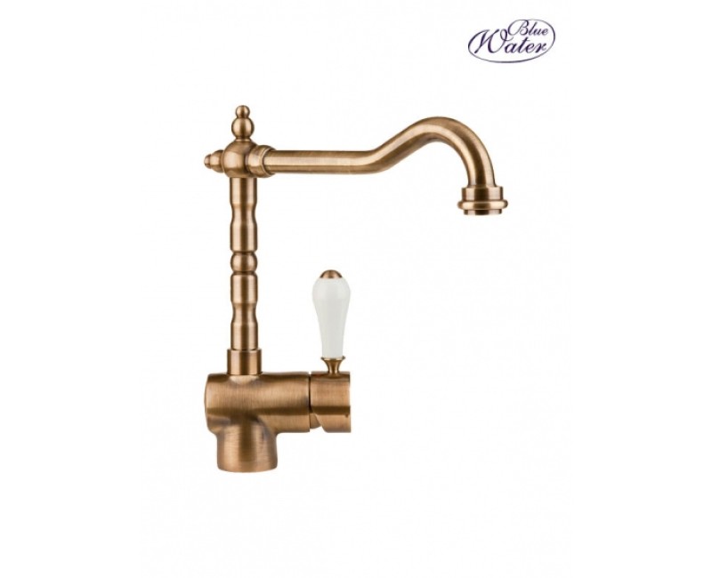 BLUE WATER SYCYLIA Virtuves jaucējkrāns, antīks zelts