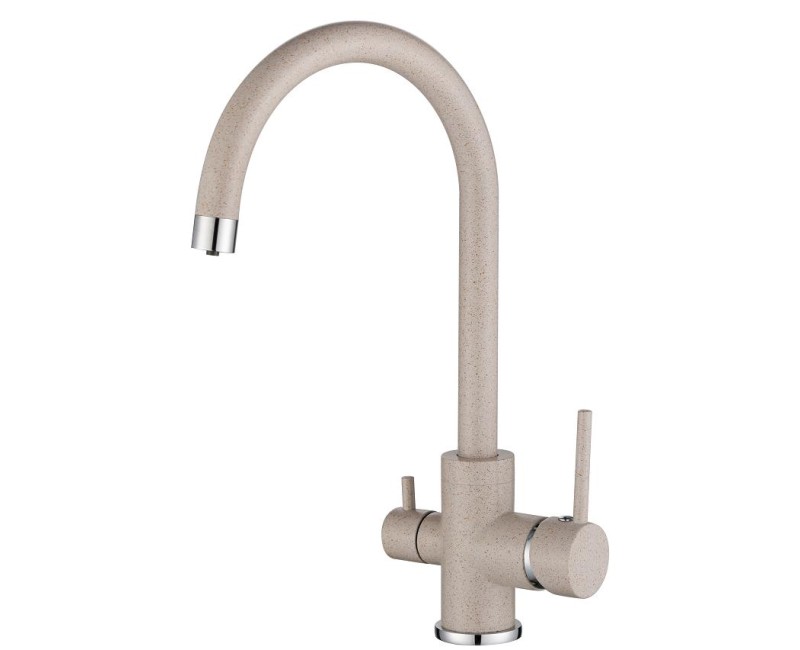 Aquasanita Sabiaduo Кухонный смеситель, гранитный 2963-110