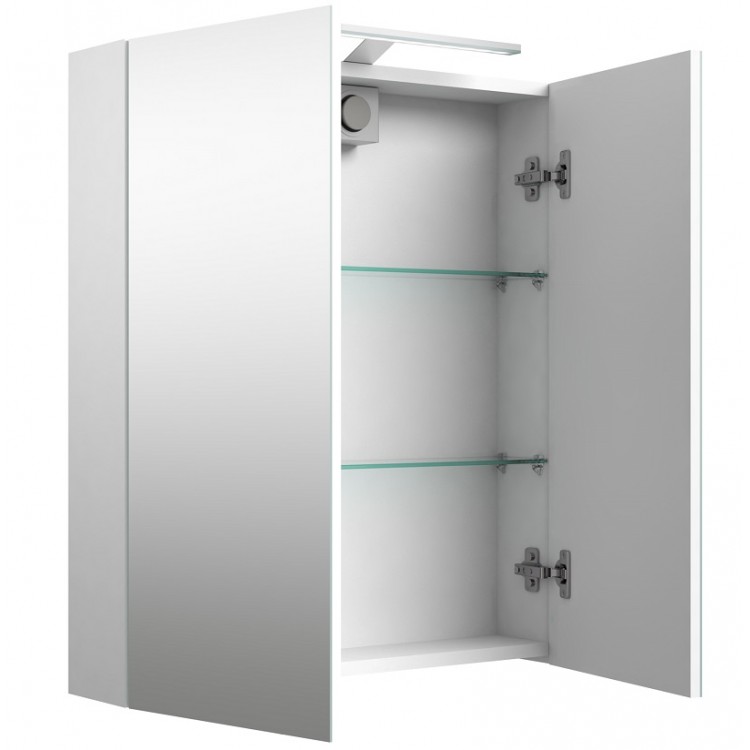 RB SCANDIC Vannas istabas spoguļskapītis, LED, 60 cm 1502303 RB SCANDIC Vannas istabas spoguļskapītis, LED, 60 cm 1502303