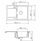 Schock Virtuves izlietne MONO D-100S 74x51cm Schock Virtuves izlietne MONO D-100S 74x51cm