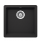Schock Virtuves izlietne QUADRO N-100S, 45x43cm Onyx Schock Virtuves izlietne QUADRO N-100S, 45x43cm Onyx