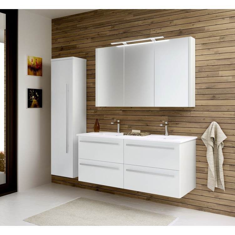 RB SERENA, LUNA Vannas istabas spoguļskapītis 110cm LED 1402810 RB SERENA, LUNA Vannas istabas spoguļskapītis 110cm LED 1402810
