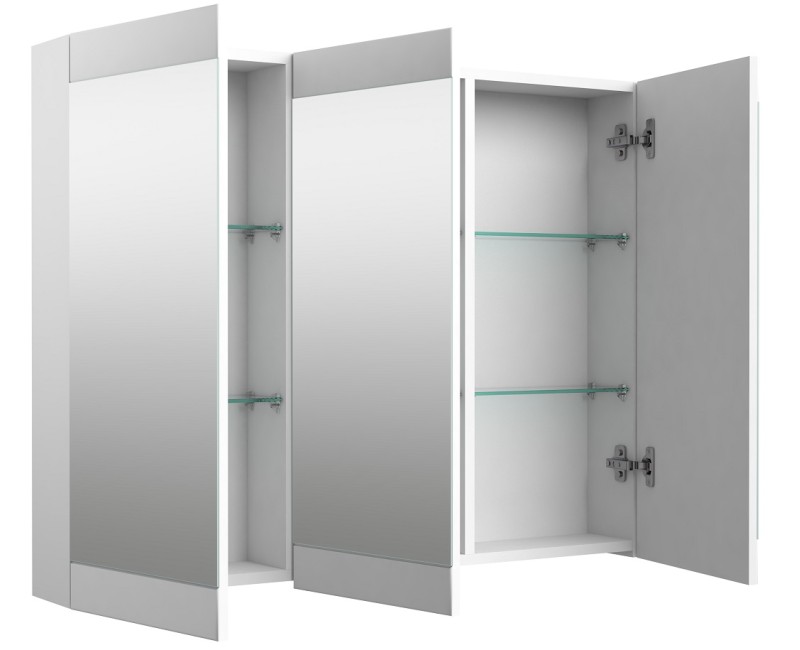 SERENA Retro Vannas istabas spoguļskapītis 100 cm, 1300711