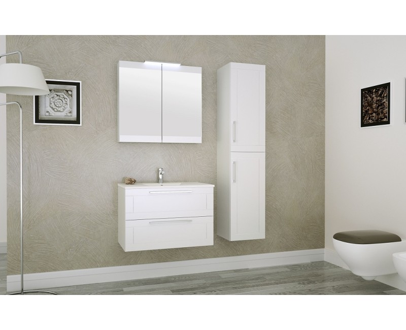 SERENA Retro Шкафчик с зеркальными дверцами 80 cm, 1300511