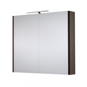 Raguvos Baldai Vannas istabas spoguļskapītis ar LED apgaismojumu 78.2 cm, 1402501