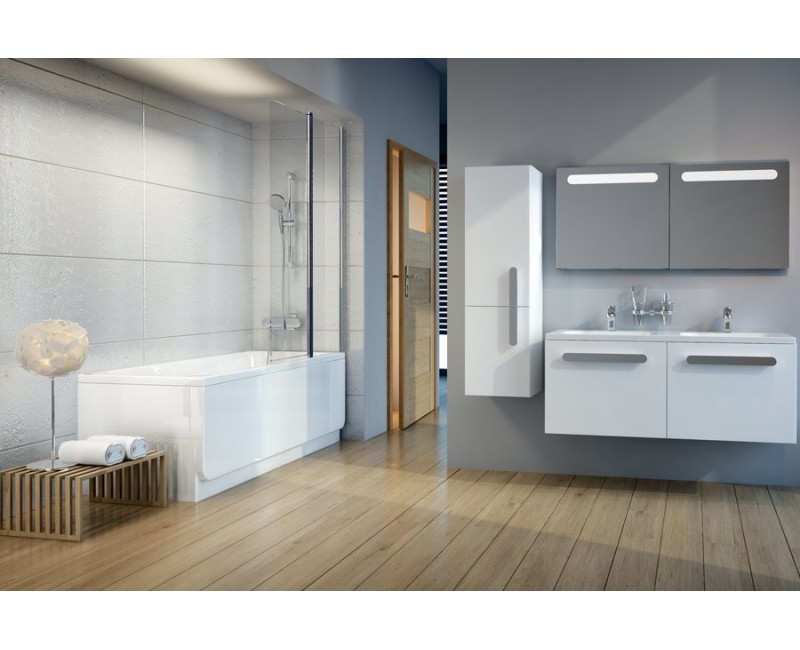 RAVAK Chrome Vannu sieniņa CVS2-100, balts