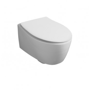 Simas LFT Spazio Rimless Подвесной WC унитаз c крышкой, LFT18