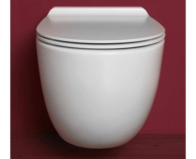 Simas Vignoni Rimless Подвесной WC унитаз c крышкой,  VI18/F85/VI004