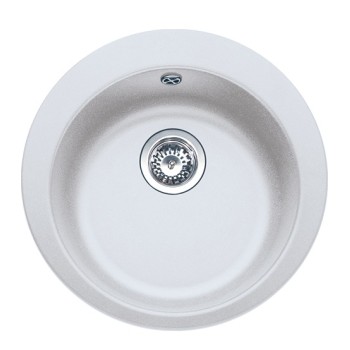 FRANKE Tectonite Кухонная мойка SINGLE D50 cm, Arktis Weiss