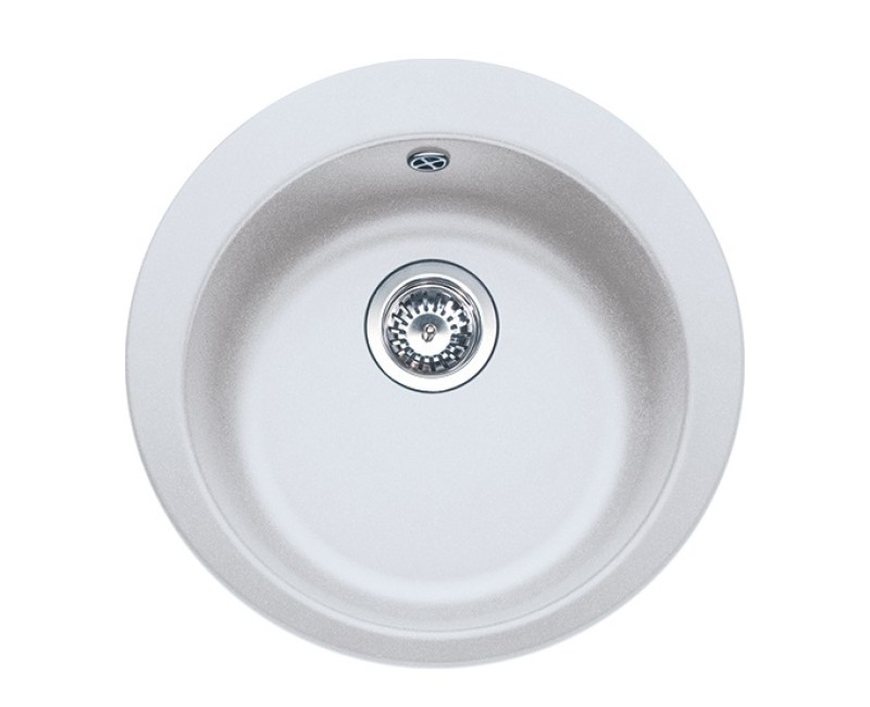FRANKE Tectonite Кухонная мойка SINGLE D50 cm, Arktis Weiss
