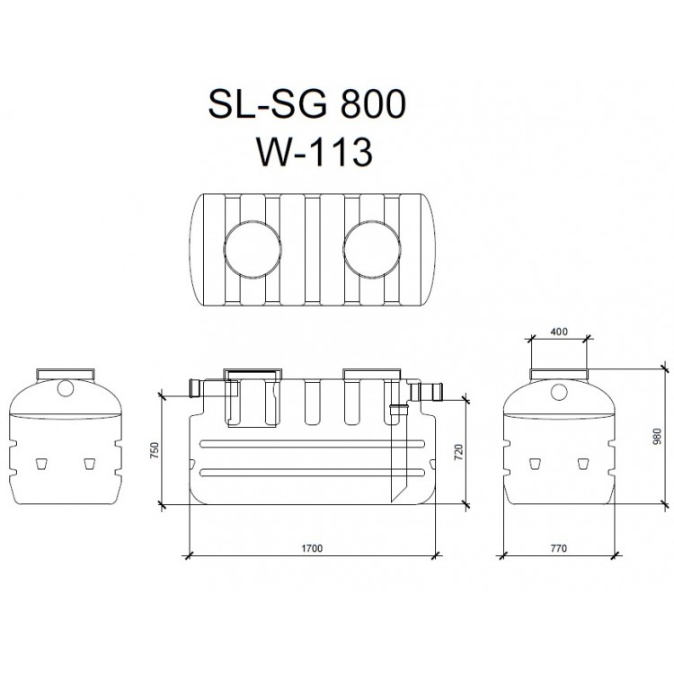 Tauku separators SL-SG 800 Tauku separators SL-SG 800