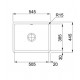 Franke Virtuves izlietne KUBUS 54.5x44.5cm, KBK 110-50