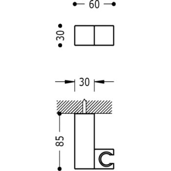 PROJECT TRES Bidē jaucējkrāns, 21112002