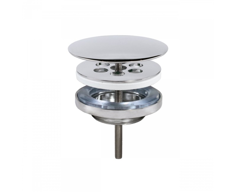 TRES Слив для умывальника 71mm, хром 134215028