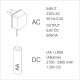 TRES ELECTRONIC Izlietnes jaucējkrāns 230/6V, 39210301 TRES ELECTRONIC Izlietnes jaucējkrāns 230/6V, 39210301