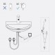 TRES ELECTRONIC Izlietnes jaucējkrāns 230/6V, 39210301 TRES ELECTRONIC Izlietnes jaucējkrāns 230/6V, 39210301