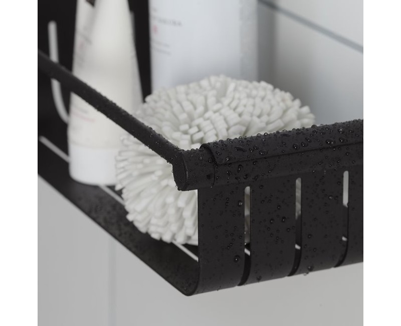 Tiger Boston Black Корзина для душа, чёрная