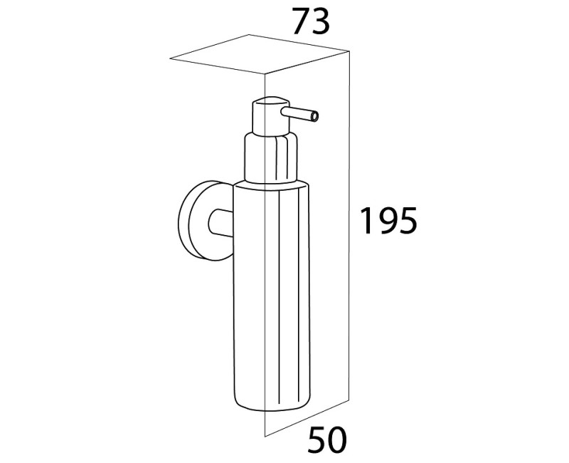 Tiger Boston Дозатор для жидкого мыла, полированная нерж.сталь