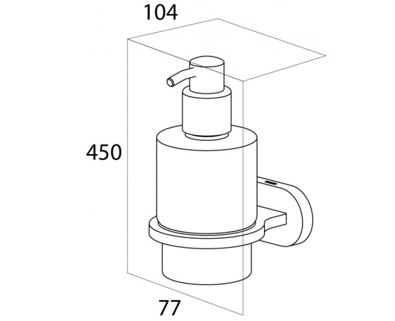 Tiger LUCCA Дозатор для жидкого мыла, хорм