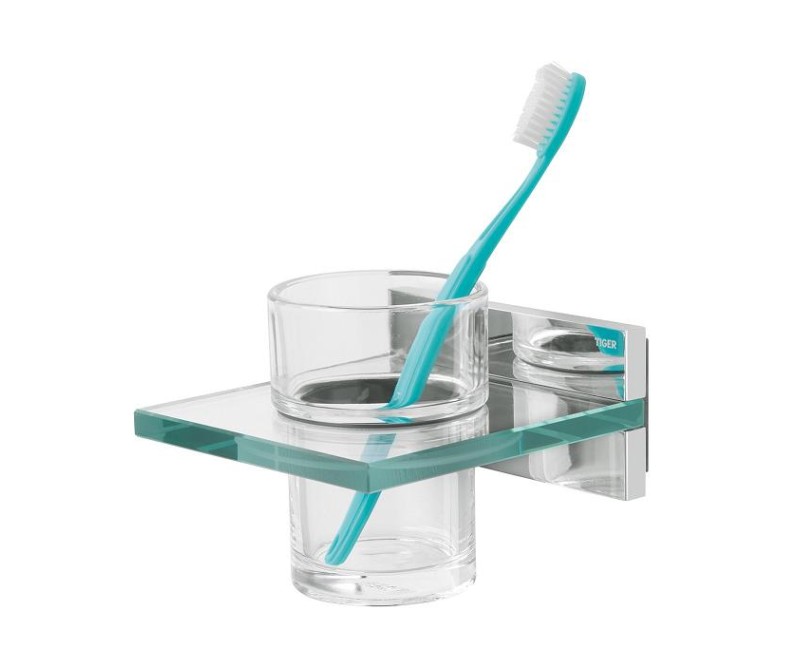 Tiger Safira Стакан, хром/стекло