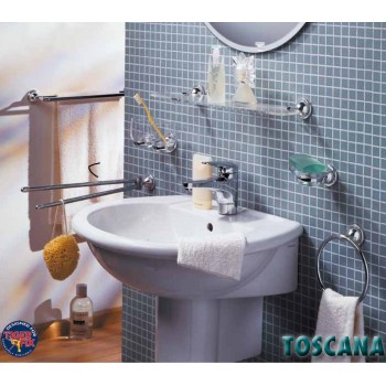 Tiger TOSCANA Гарнитур с ершиком, хром, 3449.3.03