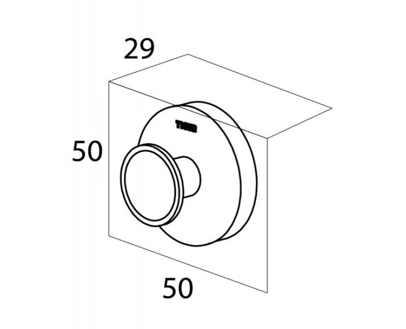 Tiger URBAN Крючок большой, чёрный