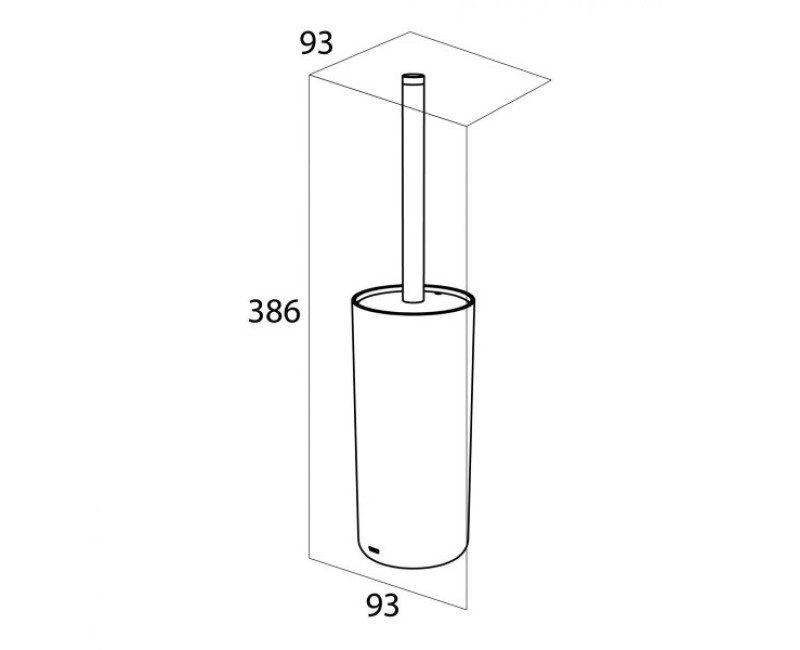 Tiger URBAN Гарнитур с ершиком, белый