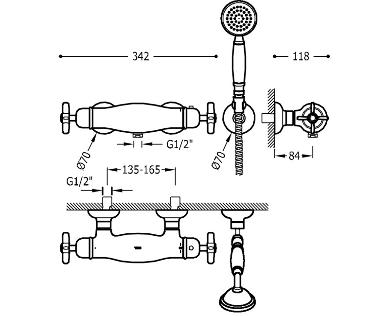 CLASIC-TRES Cмеситель для душа, 24216409LV