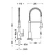 AKC TRES STANDARD Virtuves izlietnes jaucējkrāns, 03049301 AKC TRES STANDARD Virtuves izlietnes jaucējkrāns, 03049301
