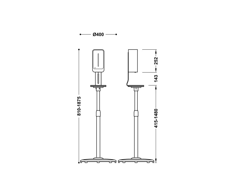 TRES Электронный дозатор мыла для ванной или кухни 6V, 01240850