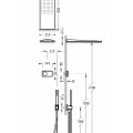 TRES Shower Technology Душевая система с термостатом, 09286551