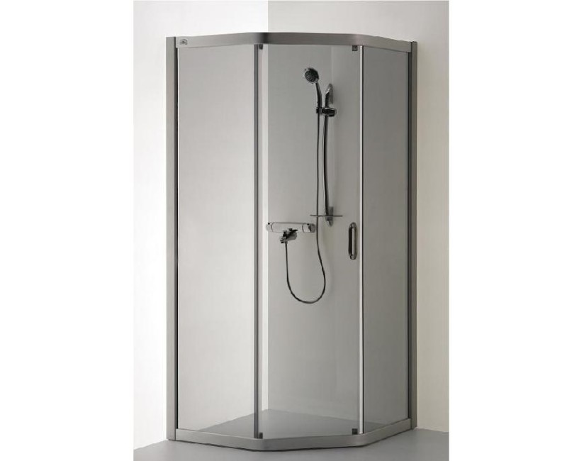 Baltijos Brasta Dušas stūris piecstūru VAIVA 90x80