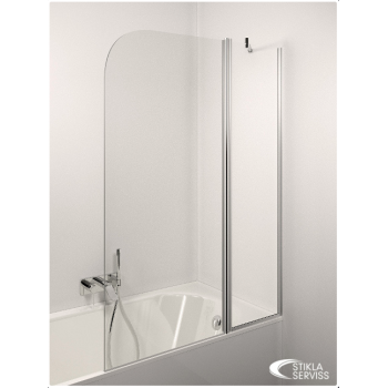 Stikla Serviss Vannas sieniņa FRANCESCA Plus 1000mm