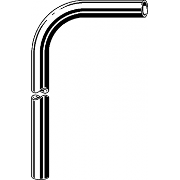 VIEGA Izlietnes sifona līkums 90° 32x220x680mm 102654