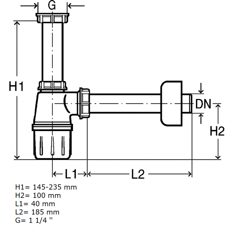 VIEGA Izlietnes sifons/glāze bez izpl. 1 1/4x32 108694 VIEGA Izlietnes sifons/glāze bez izpl. 1 1/4x32 108694