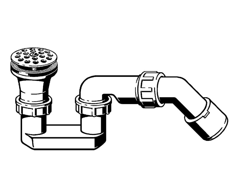 VIEGA Сифон для душевого поддона, 70х11/2х40/50 312121