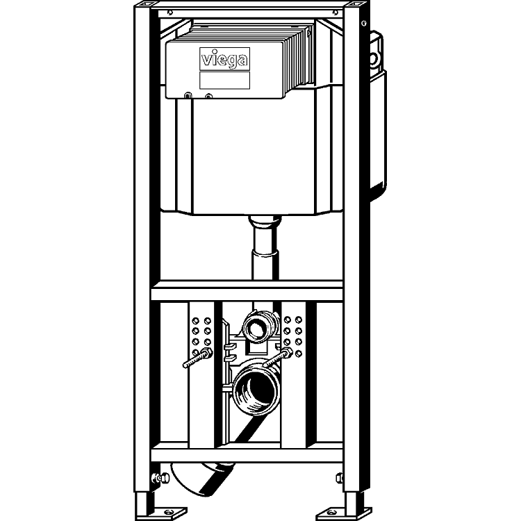 VIEGA Rāmis WC Montāžas modulis 606664 VIEGA Rāmis WC Montāžas modulis 606664