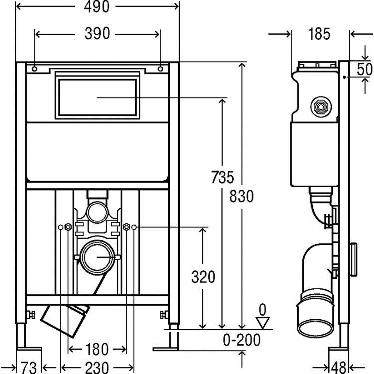 VIEGA Rāmis WC Montāžas modulis 718336 VIEGA Rāmis WC Montāžas modulis 718336