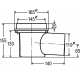 VIEGA pagraba traps,horizontāls DN100, 106003 VIEGA pagraba traps,horizontāls DN100, 106003