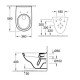 O.novo Подвесной WC , Soft Close крышка,5660H101
