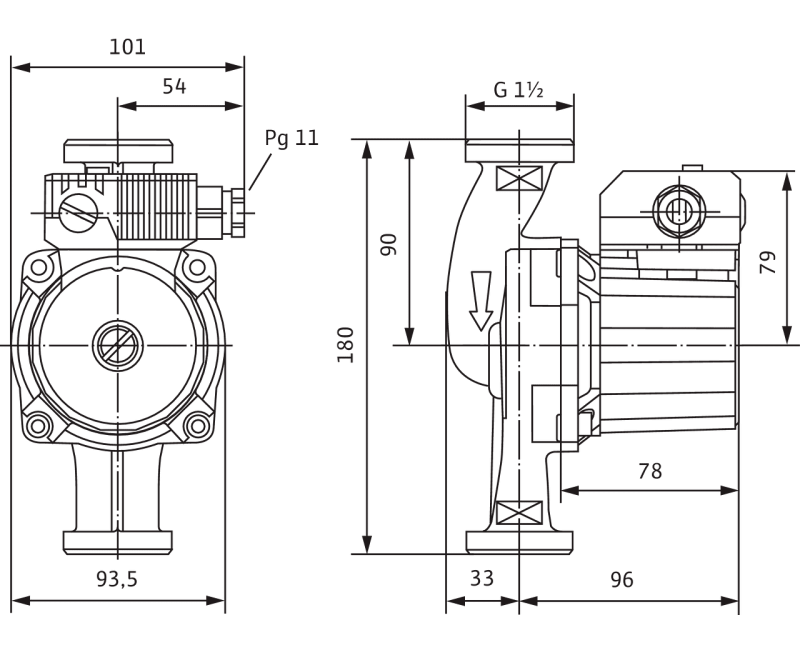 WILO Циркуляционный насос Star-Z 25/6 11/2' 180, 4047573